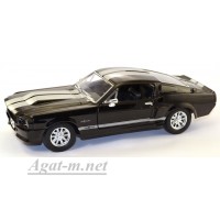 24206-ЯТ Shelby Eleanor GT500 1967г. черный с серой полосой